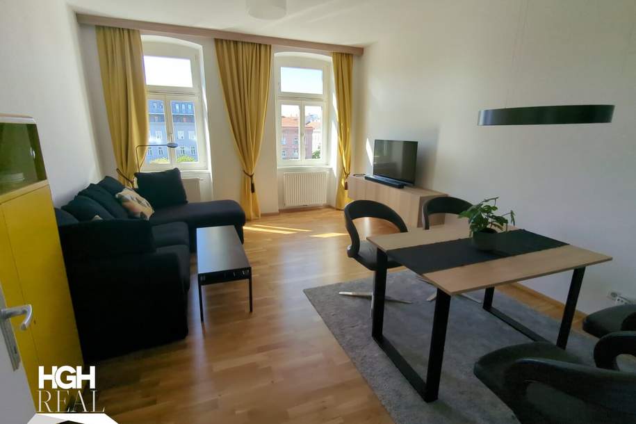 Klein aber Mein - Charmante, vollmöblierte 2-Zimmer-Wohnung zu kaufen, Wohnung-kauf, 175.000,€, 1070 Wien 7., Neubau