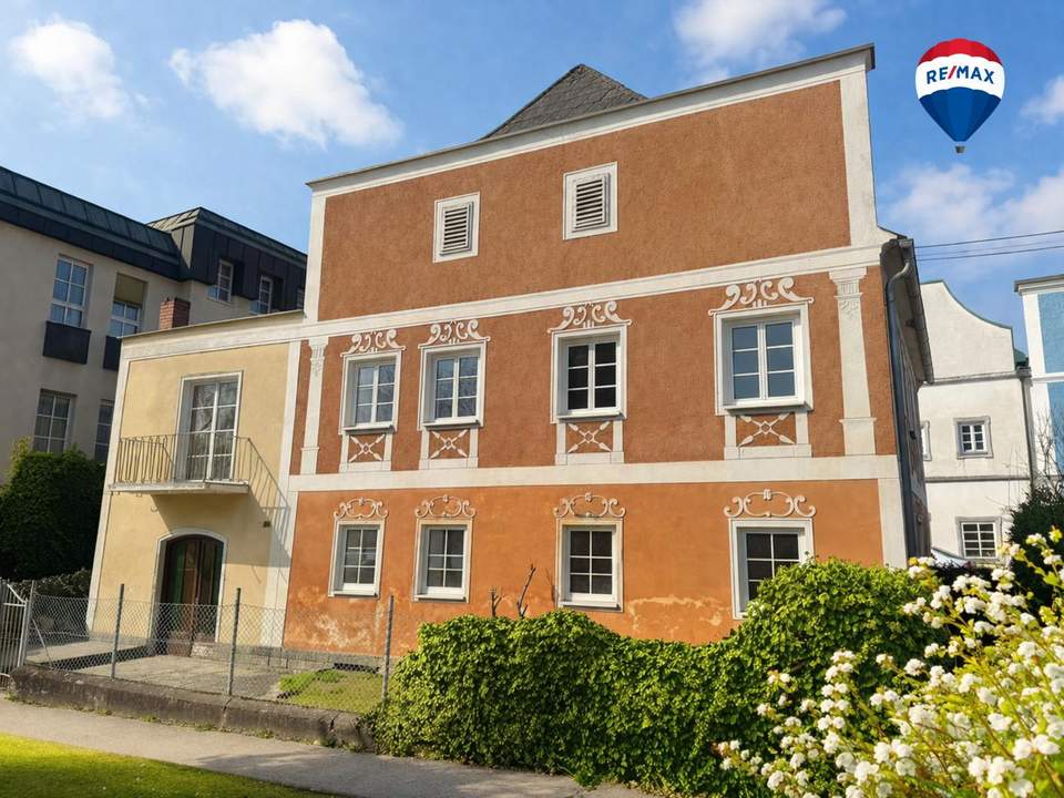Historisches Aschacher Markthaus mit unverbaubarem Donaublick