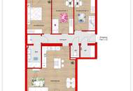 Großzügige 4-Zimmer-Eigentumswohnung | 96 m² Wohnfläche | mit Freiflächen &amp; 2 Parkplätzen (Ziegelmassivbau!)