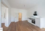 Sanierte 2 Zi.-Altbauwohnung zur unbefristeten Miete: Wohnküche + 1 Schlafzimmer | U1 Troststraße | Top 21-22