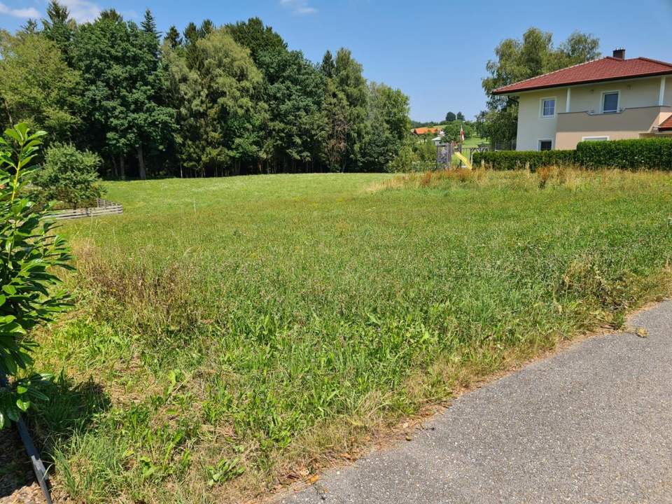 Baugrundstück in Kopfing – 950 m² ohne Bauzwang