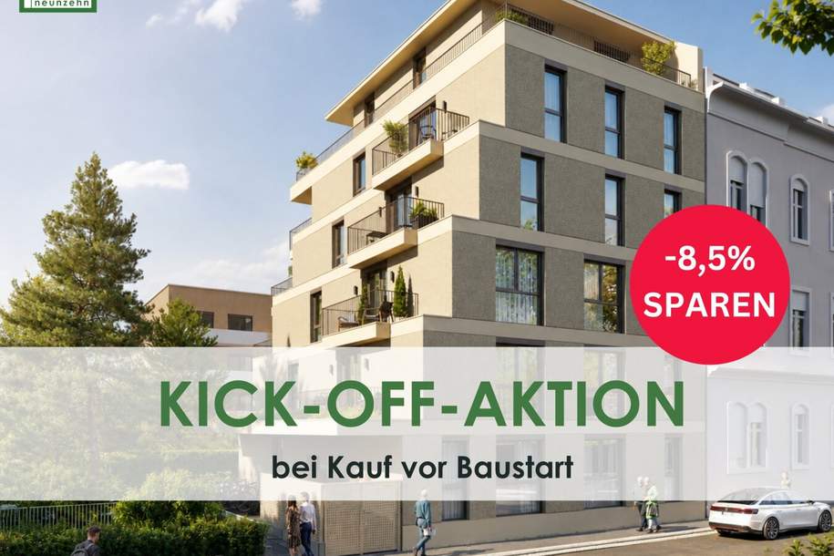 Exklusive Neubauwohnungen mit großzügigen Freiflächen, Wohnung-kauf, 169.213,€, 8020 Graz(Stadt)