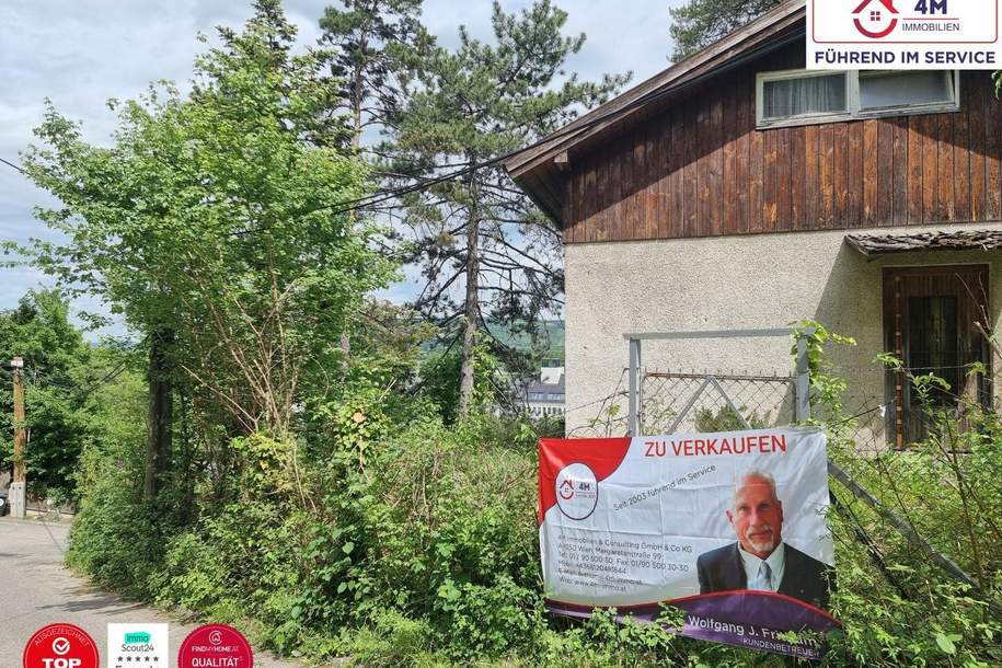 Exklusives Bau- Grundstück an der Grenze zu Klosterneuburg, Grund und Boden-kauf, 370.000,€, 1190 Wien 19., Döbling