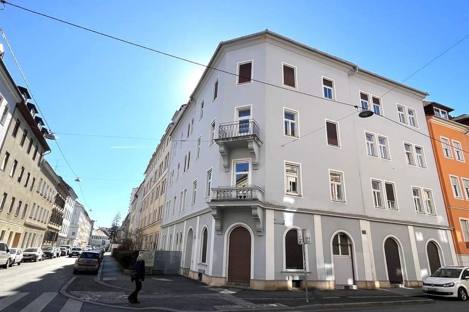 Schöne, sanierte 2-Zimmer-Altbauwohnung in ruhiger Nebenstraße, Wohnung-kauf, 89.000,€, 8020 Graz(Stadt)