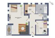 FREUNDLICHE WOHNUNG MIT GARTENNUTZUNG UND PARKPLATZ