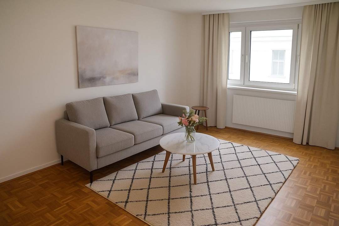"2-Zimmer-Wohnung mitten im 2. Bezirk"