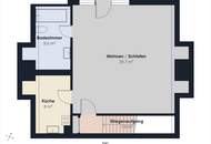 Helle Wohnung im Zentrum von Seeboden mit Einliegerwohnung und Parkplatz - fußläufig zum See
