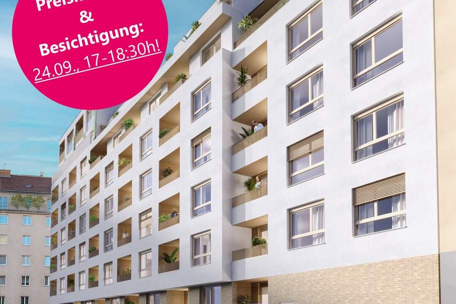 Bezugsfertig und sofort beziehbar: Willkommen in Maja – Der Wohnkomfort der Zukunft inmitten von Favoriten., Wohnung-kauf, 254.900,€, 1100 Wien 10., Favoriten