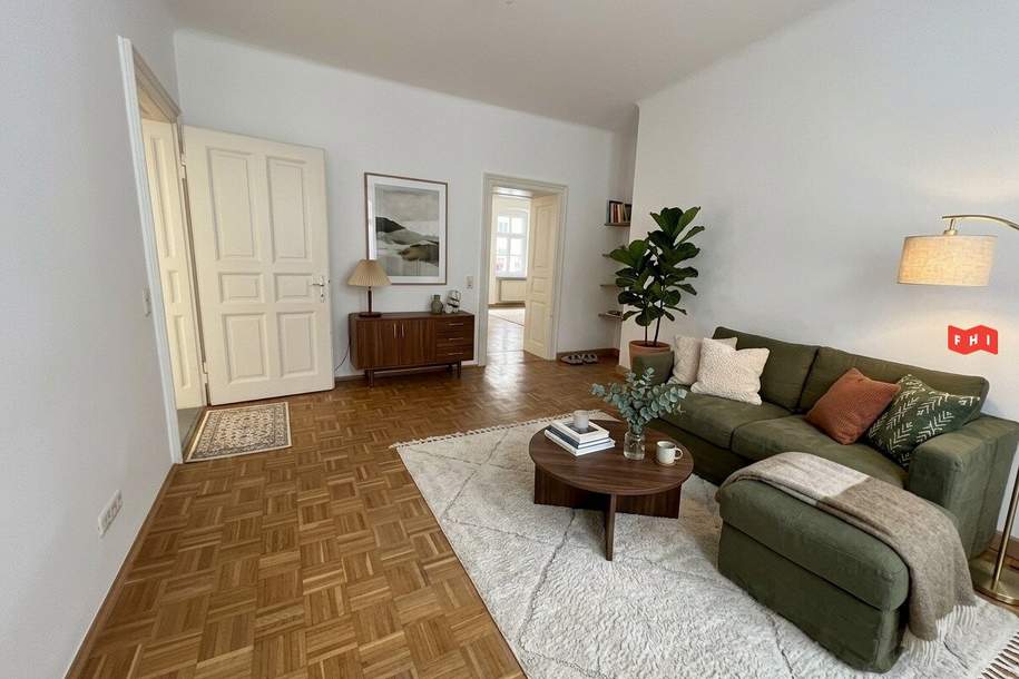 Elegante Altbauwohnung mit AirBNB Potenzial, Wohnung-kauf, 239.000,€, 4020 Linz(Stadt)