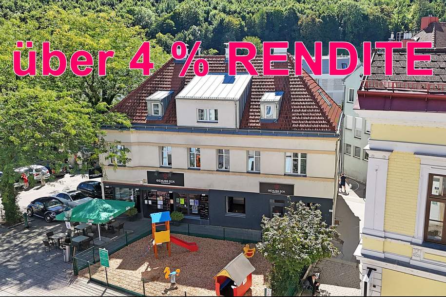Über 4 % Rendite! Wohn- und Geschäftshaus / Zinshaus am Purkersdorfer Hauptplatz, Gewerbeobjekt-kauf, 1.140.000,€, 3002 Sankt Pölten(Land)