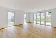 3-Zimmer-Wohnung mit Loggia, umrandet von rund 100 m² Eigengarten