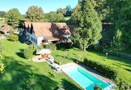 NEUER PREIS! AUSSERGEWÖHNLICHES JUWEL! Exklusiver Vierkanthof im Thermenland Steiermark – Wohnen, Reiten &amp; Leben mit Pool und Natur!