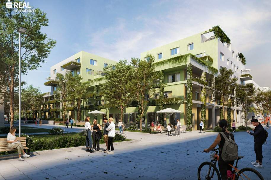 Arkaden am Park - Großzügig wohnen im Quartier Oberes Hausfeld, Wohnung-kauf, 319.500,€, 1220 Wien 22., Donaustadt