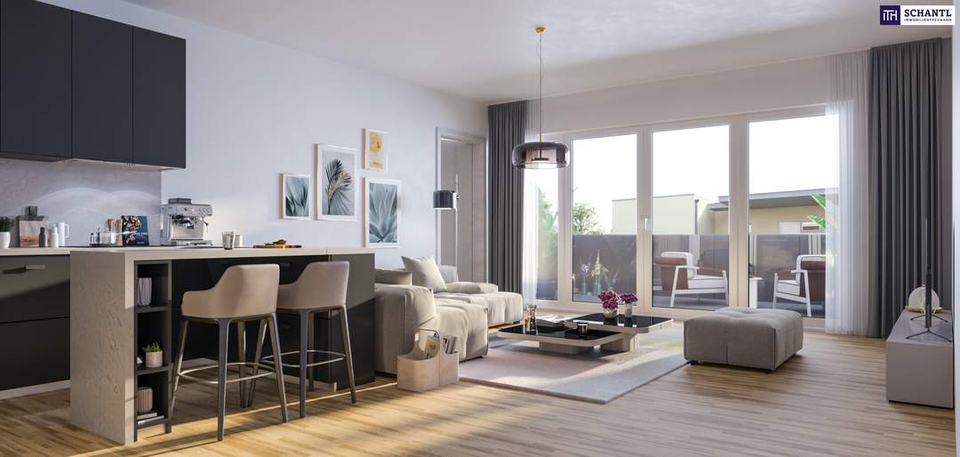 Ein riesengroßes Penthouse mit einer SO-Terrasse und einem W-Balkon in einer ruhigen Sackstraße in 8041 Graz!