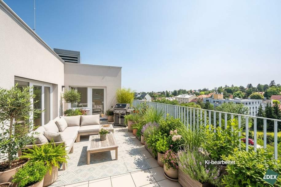 ERSTBEZUG | Klimatisierte 4-Zimmer-Dachgeschoß-Wohnung mit 2 großen Terrassen, Wohnung-kauf, 649.900,€, 1230 Wien 23., Liesing