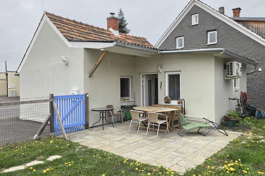Klein - Fein - Mein - Tolles Klein- Wohnhaus mit angepasstem Grundstück samt Gartenhütte, Parkplatz und Abstellfläche, Haus-kauf, 148.000,€, 8344 Südoststeiermark