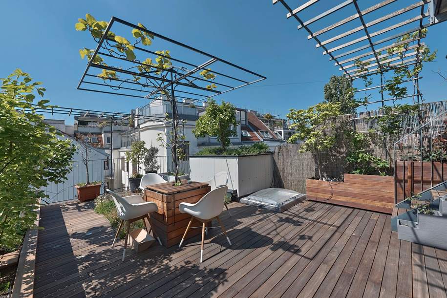 Dachgeschoss-Maisonette mit Traumterrasse & Weitblick beim Aumannplatz, Wohnung-kauf, 1.290.000,€, 1180 Wien 17., Hernals