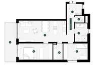 Moderne 3-Zimmer-Wohnung mit geräumiger Terrasse