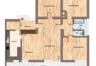 MIETE ! Schöne, helle 4-Zimmer-Wohnung in absoluter Zentrumslage!