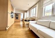 Möblierte 1,5-Zimmer-Wohnung mit Parkblick &amp; Öffis direkt vor der Haustür