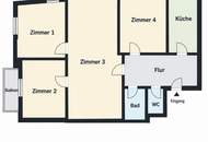 SKYLINE-FEELING ÜBER DEN DÄCHERN VON GRAZ! Großzügige 4-Zimmer-Wohnung mit 3 Balkonen in Bestlage mit unverbaubarem Fernblick