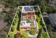 RESERVIERT! ARCHITEKTURJUWEL IN FLORIDSDORF – RUHIGE LAGE NAHE DER DONAU MIT WINTERGARTEN, DACHTERRASSE UND PV-ANLAGE