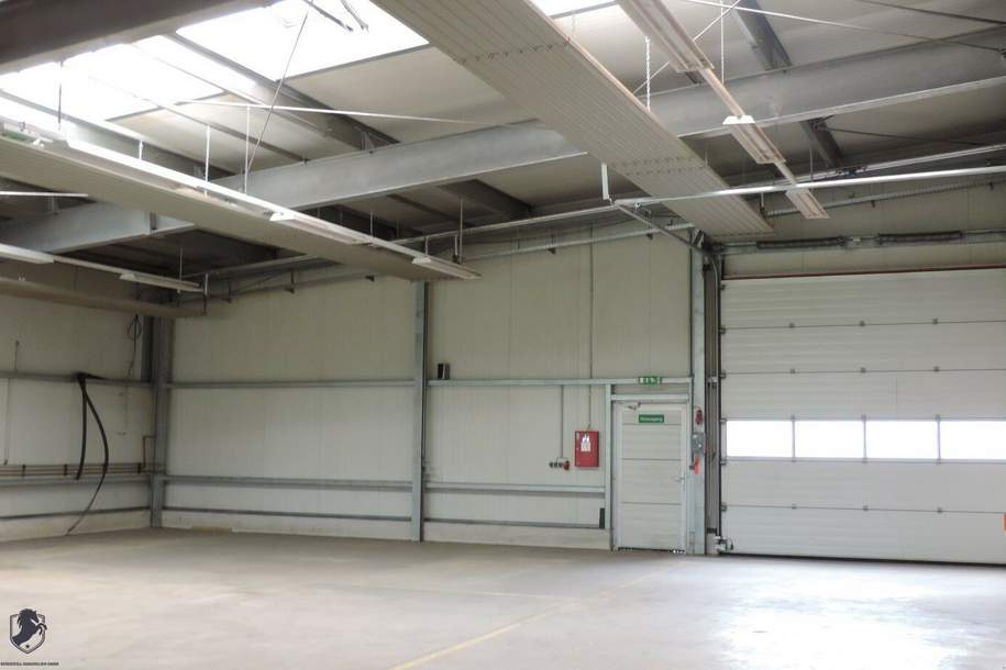 Zur Vermietung gelangt eine Lagerhallefläche von ca. 400 m² bis 2500 m² in Neutal., Gewerbeobjekt-miete, 4,50,€, 7343 Oberpullendorf