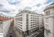 »Innere Stadt, Singerstraße: 2-Zimmer-Altbauwohnung, ca. 59 m², 5. Liftstock, ab sofort bezugsfertig – Top-Lage zwischen Stephansplatz und Stadtpark«