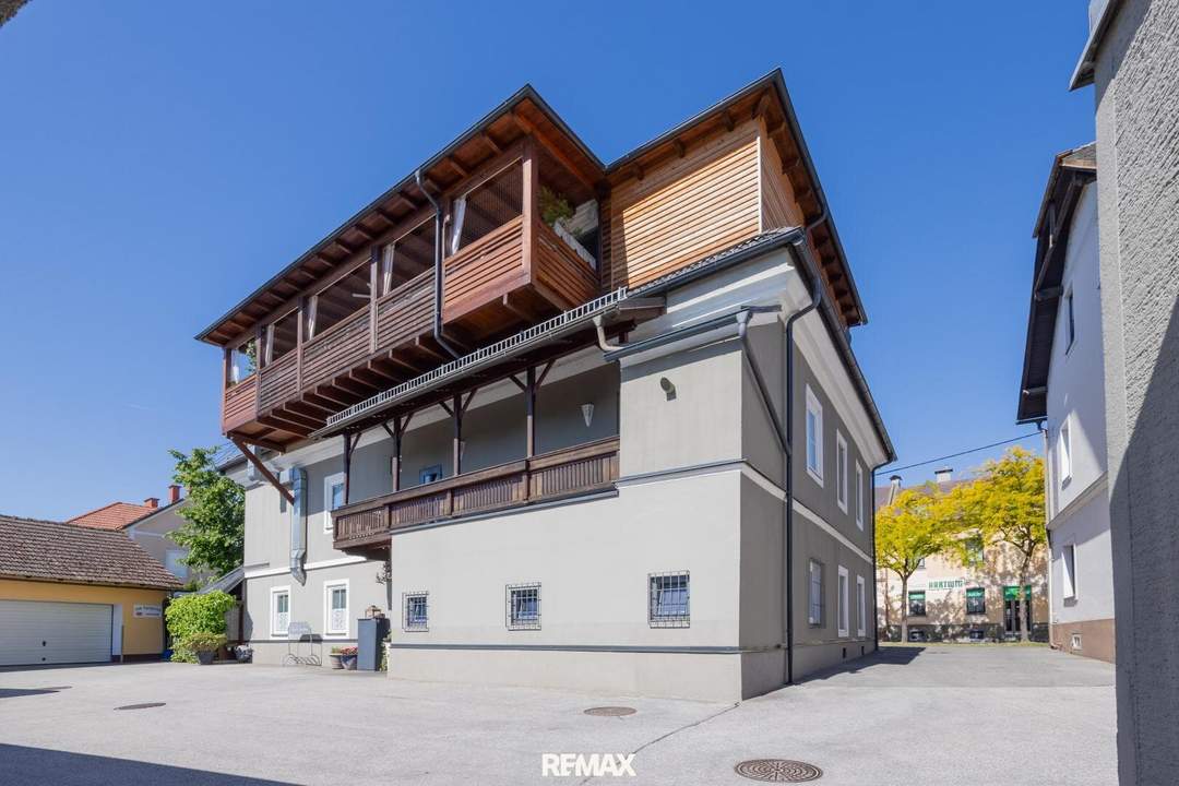 Vom Gastgarten bis zur Designerwohnung - außergewöhnliches Geschäftshaus mit Penthouse-Flair