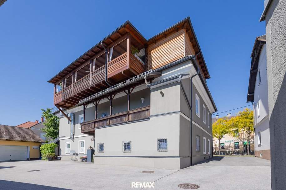 Vom Gastgarten bis zur Designerwohnung - außergewöhnliches Geschäftshaus mit Penthouse-Flair, Haus-kauf, 9020 Klagenfurt(Stadt)