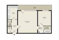 Sanierungsbedürftige 2-Zimmer-Wohnung mit Loggia – ruhige Lage