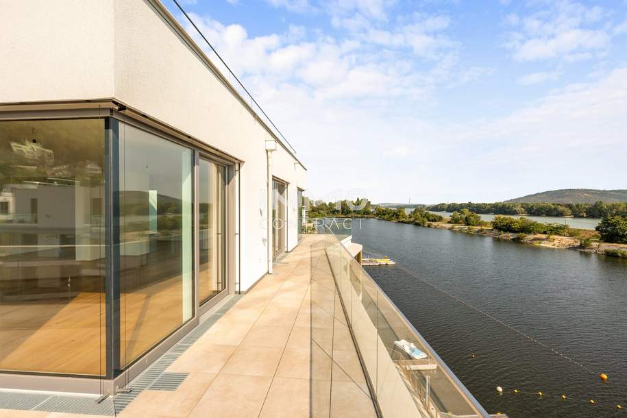 Iconic Penthouse on the Water with 485m2 Terrace: Where Sky Meets Water - Unbeatable View, Wohnung-kauf, 1190 Wien 19., Döbling