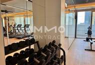 Attraktiv möblierte 3 Zimmer mit Ausblick - DANUBEFLATS - Pool, Gym, Lounges, Supermarkt im Haus