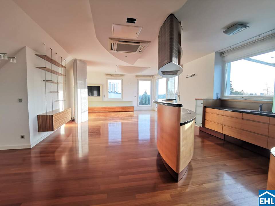 Luxuriöses Penthouse mit traumhaftem Weitblick über ganz Wien in Ober St. Veit