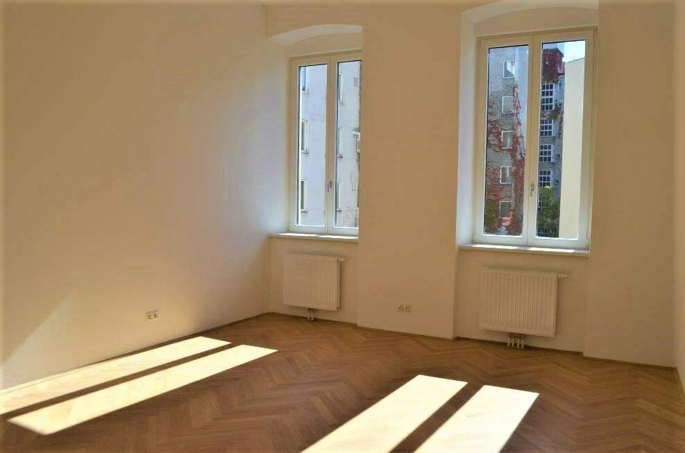 LAZARETTGASSE - NADLERGASSE, AKH-Nähe, sonnige 68 m2 Altbau, 2 Zimmer, Wohnküche, Wannenbad, Parketten, SAT/TV, 2. Liftstock