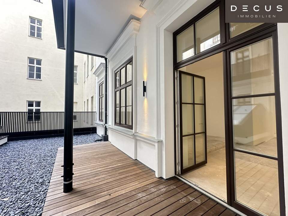 | Top-Standort beim Rathaus – urban, präsent, optimal vernetzt | Altbaubüro mit Terrasse