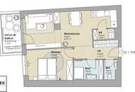 Erstbezug: kompakte 2-Zimmer-Wohnung mit südseitigem Balkon - Ab Juni 2025