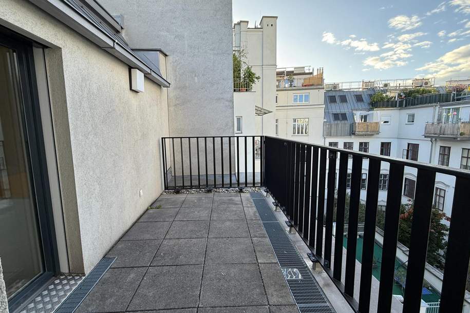 Moderne 4-Zimmer-Terrassenwohnung mit Klimaanlage mitten im Siebten!, Wohnung-miete, 2.995,00,€, 1070 Wien 7., Neubau