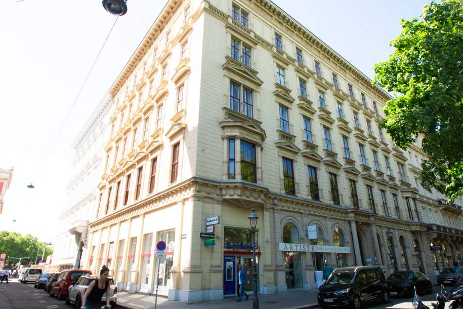Wunderschönes, großzügiges und sonniges Innenstadtbüro in Palais-Haus bei der Oper, Gewerbeobjekt-miete, 5.628,33,€, 1010 Wien 1., Innere Stadt
