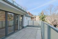 luxuriös, großzügig und modern mit Terrasse und Grünblick inkl. Garage