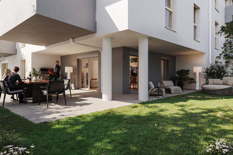 ZIELGERADE Eisenstadt Tür 09 - ca. 90m², 5 Zimmer Gartenwohnung im Neubau Erstbezug, Wohnung-kauf, 562.000,€, 7000 Eisenstadt(Stadt)