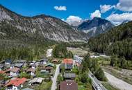 Tirolerhaus mit großem Garten, Pool und Baugrund – attraktive Lage in Scharnitz-Gießenbach