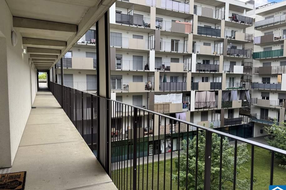 Urbanes Wohnen mit Grünblick – Moderne Wohnungen im Brauquartier Graz-Puntigam, Wohnung-miete, 529,16,€, 8055 Graz(Stadt)