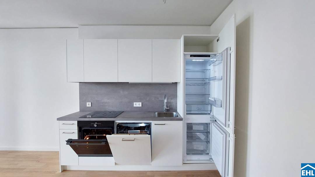 Exklusive 2-Zi.-Wohnung mit Loggia &amp; Sauna bei der U1