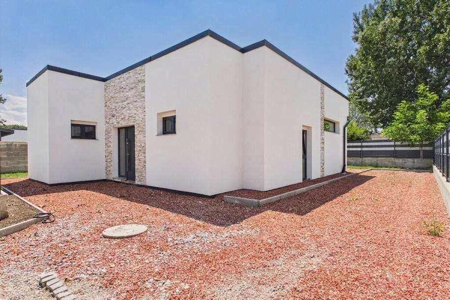 Neubau-Bungalow in Haschendorf – Erstbezug nach Fertigstellung, Haus-kauf, 299.999,€, 2490 Wiener Neustadt(Land)