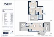 Lichtdurchflutete 3-Zimmer-Dachgeschoss-Maisonette mit großzügigen Terrassen & Panoramablick nahe Alte Donau