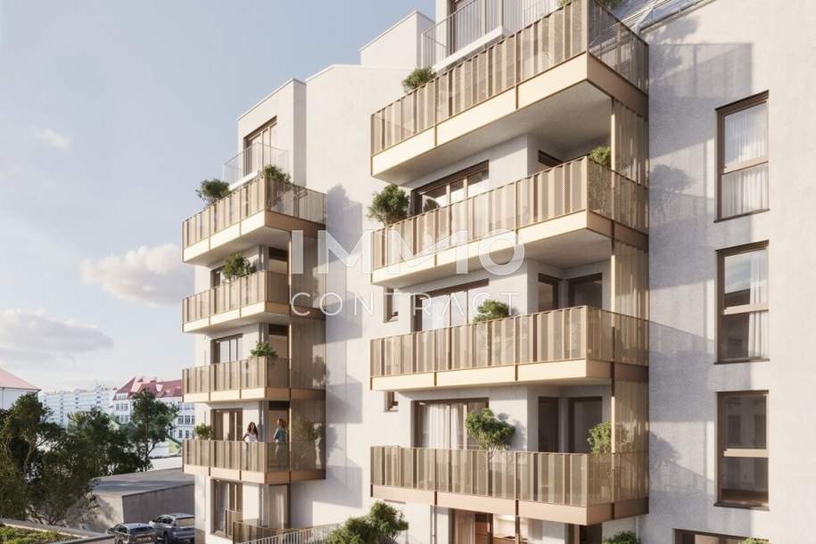 Moderne 2-Zimmer-Neubauwohnung mit Balkon – Erstbezug, Wohnung-kauf, 172.100,€, 1220 Wien 22., Donaustadt