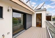 moderne Dachgeschoss Wohnung mit Klimaanlage und Terrasse beim Belvedere