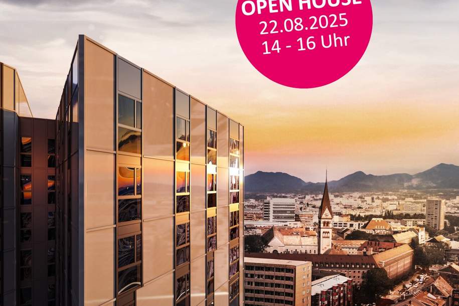 OPEN HOUSE AM FREITAG 22.08 von 14.00 Uhr bis 16.00 Uhr – Bulgariplatz 11 OHNE VORANMELDUNG, Wohnung-miete, 940,01,€, 4020 Linz(Stadt)