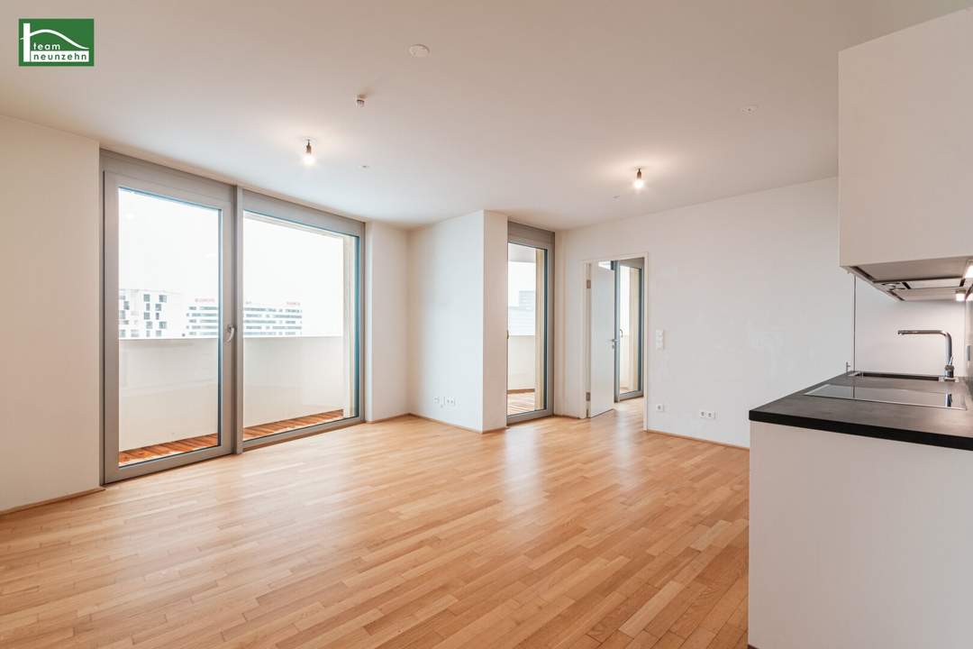 Urbanes Wohnen mit Klasse – exklusive Neubauwohnung beim Wiener Hauptbahnhof - ab sofort beziehbar. - WOHNTRAUM